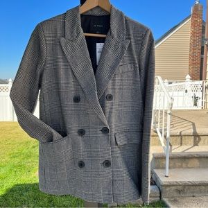 AE studio, plaid blazer, size small